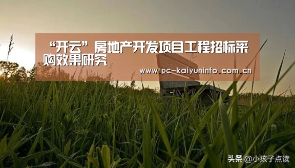 “开云”房地产开发项目工程招标采购效果研究(图2) 开云官网